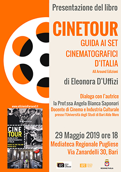 In Mediateca la presentazione del libro “Cinetour – Guida ai set cinematografici d’Italia” di Eleonora D’Uffizi | Mercoledì 29 maggio – h. 18:00