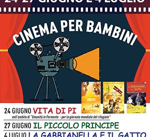 Al via da lunedì 24 giugno a Caprarica di Lecce la rassegna “Cinema per bambini”