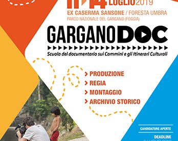 Aperta la call per “Gargano DOC – Scuola del documentario sui Cammini e gli Itinerari Culturali”