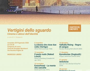 Con “La donna che visse due volte” si apre la rassegna “Vertigini dello sguardo” in programma tutti i martedì al Cineporto di Lecce