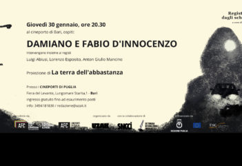 I fratelli D'Innocenzo, giovedi' 30 gennaio alle 20.30, al Cineporto di Bari per “Registi Fuori dagli Sche[r]mi” con "La terra dell'abbastanza"