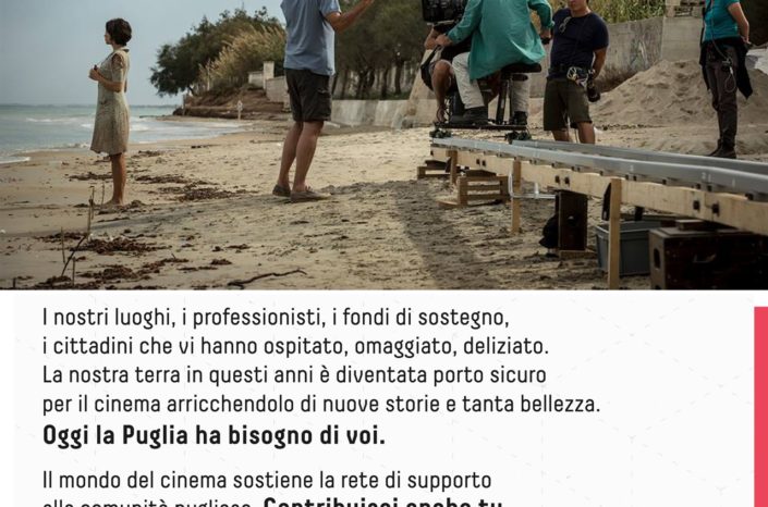 Per il futuro del cinema in Puglia - Misure straordinarie per le imprese e i lavoratori del comparto audiovisivo
