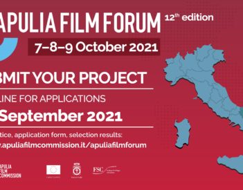 Online il bando e la scheda d’iscrizione della prossima edizione di Apulia Film Forum