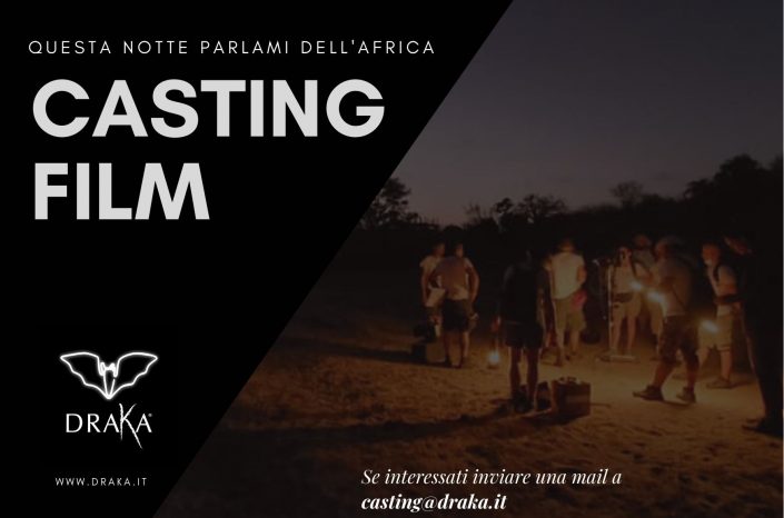 Casting per il film "QUESTA NOTTE PARLAMI DELL’AFRICA"