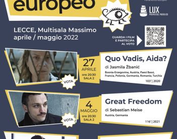 Dal 27 Aprile le "Giornate del Cinema Europeo" a Lecce