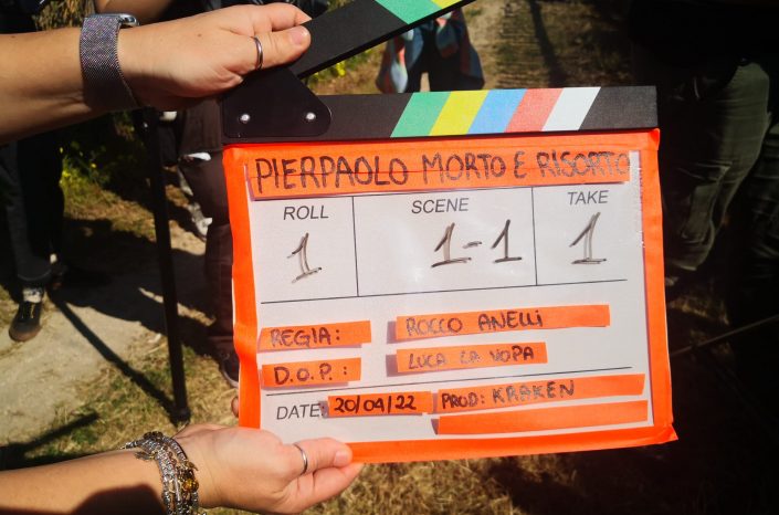 Iniziano oggi le riprese del film breve “Pier Paolo morto e Risorto” scritto e diretto da Rocco Anelli ￼