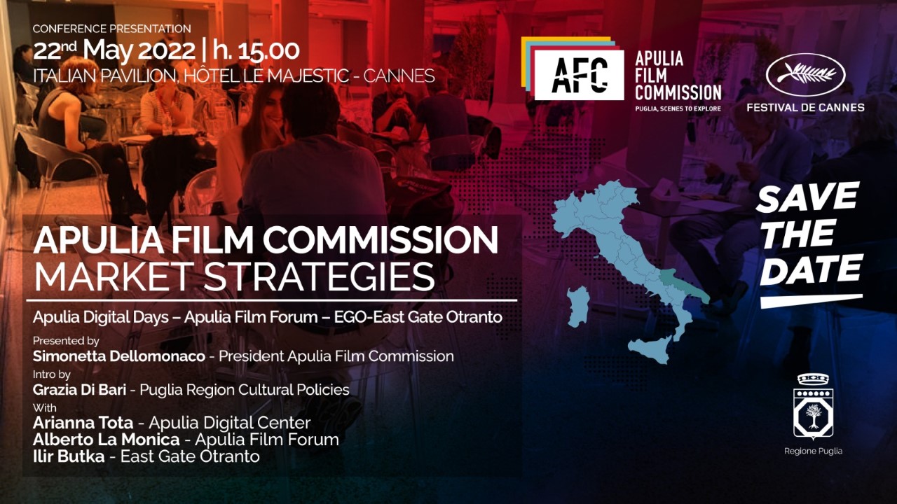 La Fondazione Apulia Film Commission e Regione Puglia protagoniste alla 75^ edizione del La Fondazione Apulia Film Commission e Regione Puglia protagoniste alla 75^ edizione del