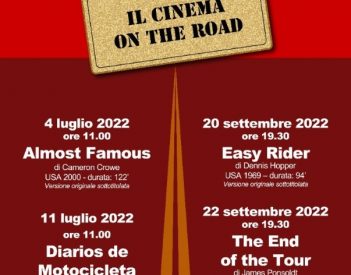 Al via da lunedì 4 luglio in Mediateca la rassegna "CIVICO 36 – IL CINEMA ON THE ROAD"