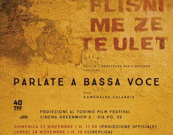 “Parlate a bassa voce” di Esmeralda Calabria in programma al 40° Torino Film Festival nella sezione Documentari Italiani