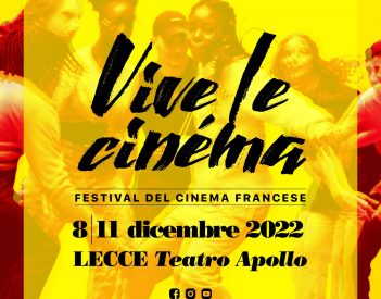 Dal 8 al 11 dicembre a Lecce torna "Vive le cinéma - Festival del cinema francese"