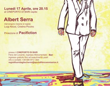 Albert Serra e il suo "Pacifiction" al Cineporto di Bari per Registi fuori dagli sche[r]mi