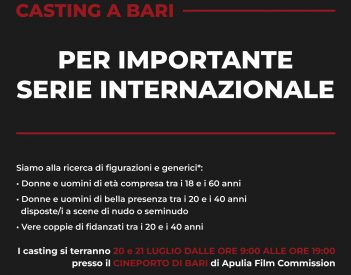 Casting della Dinamo Film per serie tv internazionale