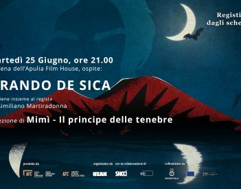 Brando De Sica ospite di "Registi fuori dagli sche[r]mi" con "Mimì - Il principe delle tenebre | Martedì 25 giugno h. 21 - Arena Apulia Film House