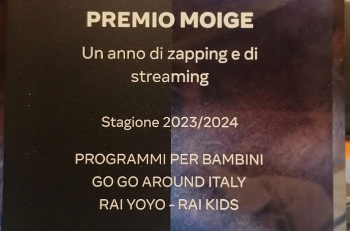 “Go Go Around Italy” premiato alla Camera dei Deputati con il "Premio Moige"