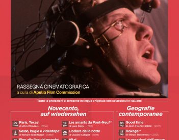 Al via, giovedì 29 maggio, l'edizione primavera-estate di CINEMA ADDICTION, in contemporanea a Bari, Brindisi, Foggia, Lecce e Taranto